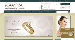 Desktop Screenshot of mamiyadiamonds.com